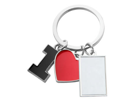 Schlüsselanhänger I Love bedrucken