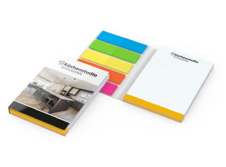 Haftnotiz-Set Bern Softcover Individuell Bestseller Werbeartikel