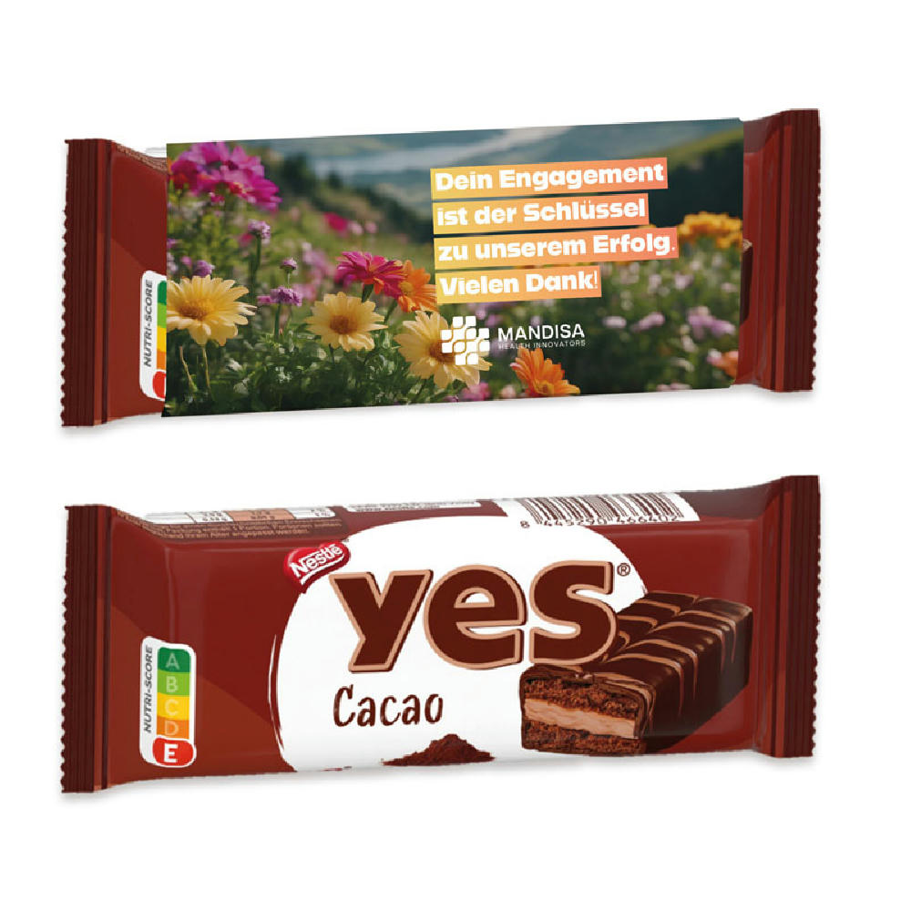 Product image Nestlé Yes Kuchenriegel im Werbeschuber Werbeartikel