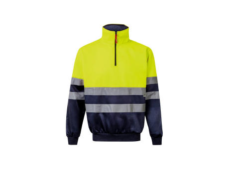 VL THOR LARGE. Zweifarbiges Sweatshirt (300g/m²) aus Polyester-Fleece (100%) bedrucken