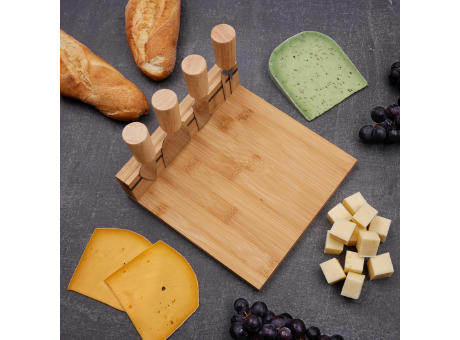 Käseschneidbrett "Bergamo" Werbeartikel