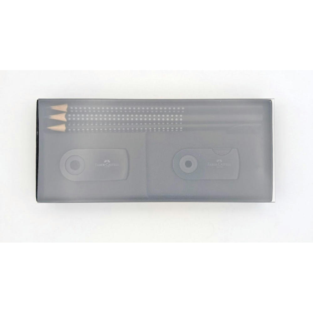 Set Alles um den Bleistift Mini Black Werbeartikel