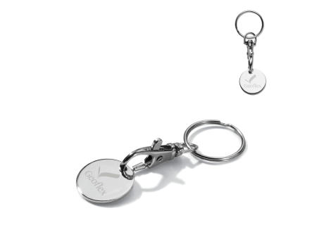 Schlüsselanhänger Einkaufswagenchip bedrucken