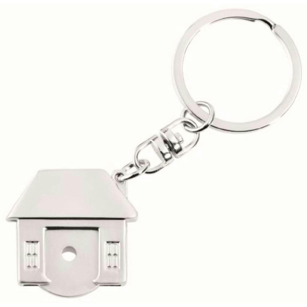 Product image Metmaxx® EK-Chiphalter "House" silber Werbeartikel