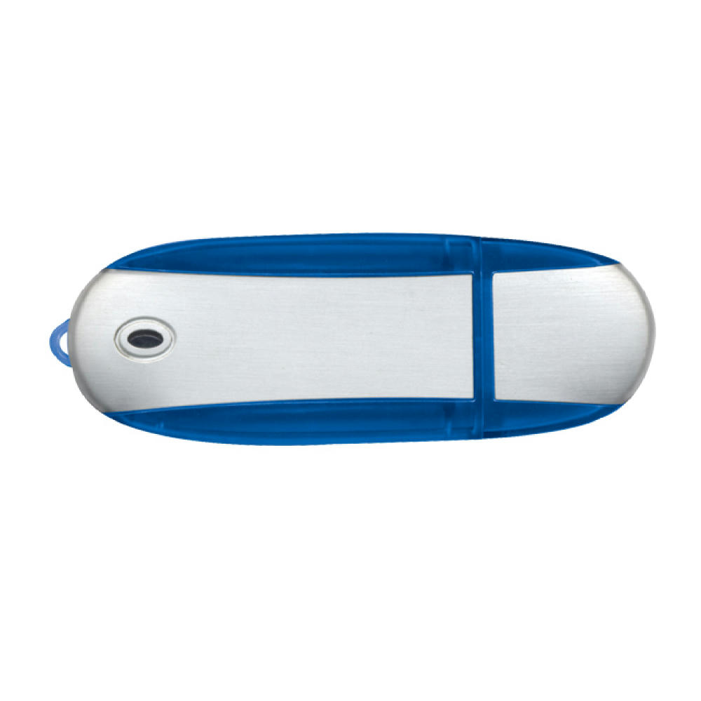 USB-Stick C08 USB 2.0 Flash Disk   1 GB Blau Werbeartikel