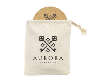 Cork Coaster Set Untersetzern Werbeartikel