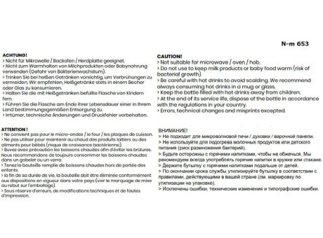 TRIO Edelstahl- Vakuumflasche 500 ml Werbeartikel