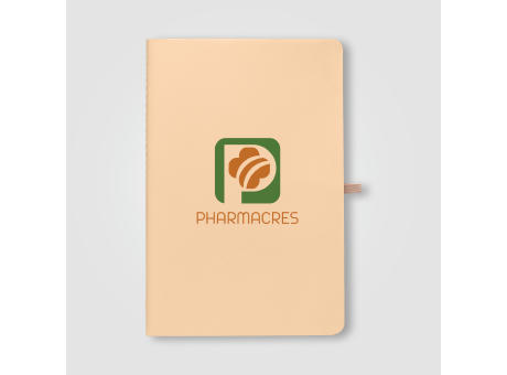 Product image Monolith Notizbuch mit liniertem Steinpapier und Soft-Touch-Oberfläche - A5 Werbeartikel