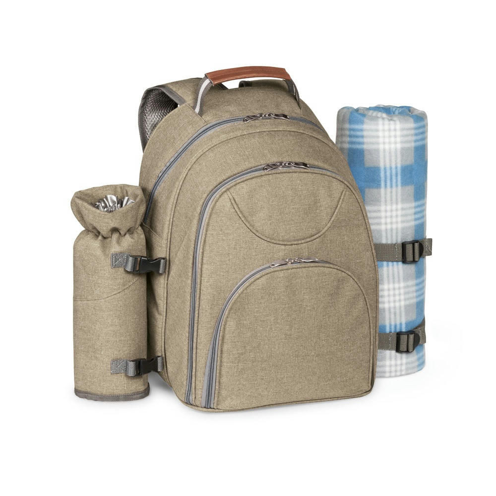 Product image VILLA. Thermischer Picknick-Rucksack aus 600D, hochdichtem, recyceltem Polyester Werbeartikel