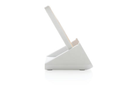 Ontario 10W Ständer aus Bambus & RCS recyceltem Kunststoff Werbeartikel