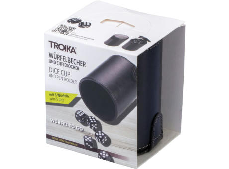 TROIKA Würfelbecher WÜRFEL TO GO Werbeartikel