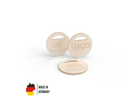 Einkaufswagen-Chip Twig (FSC® zertifiziert) bedrucken