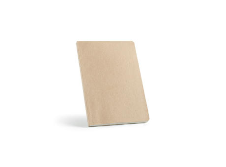 Joyce A5 Notizbuch.Einband aus Bananenfasern. 196 Seiten recy.Papier Werbeartikel