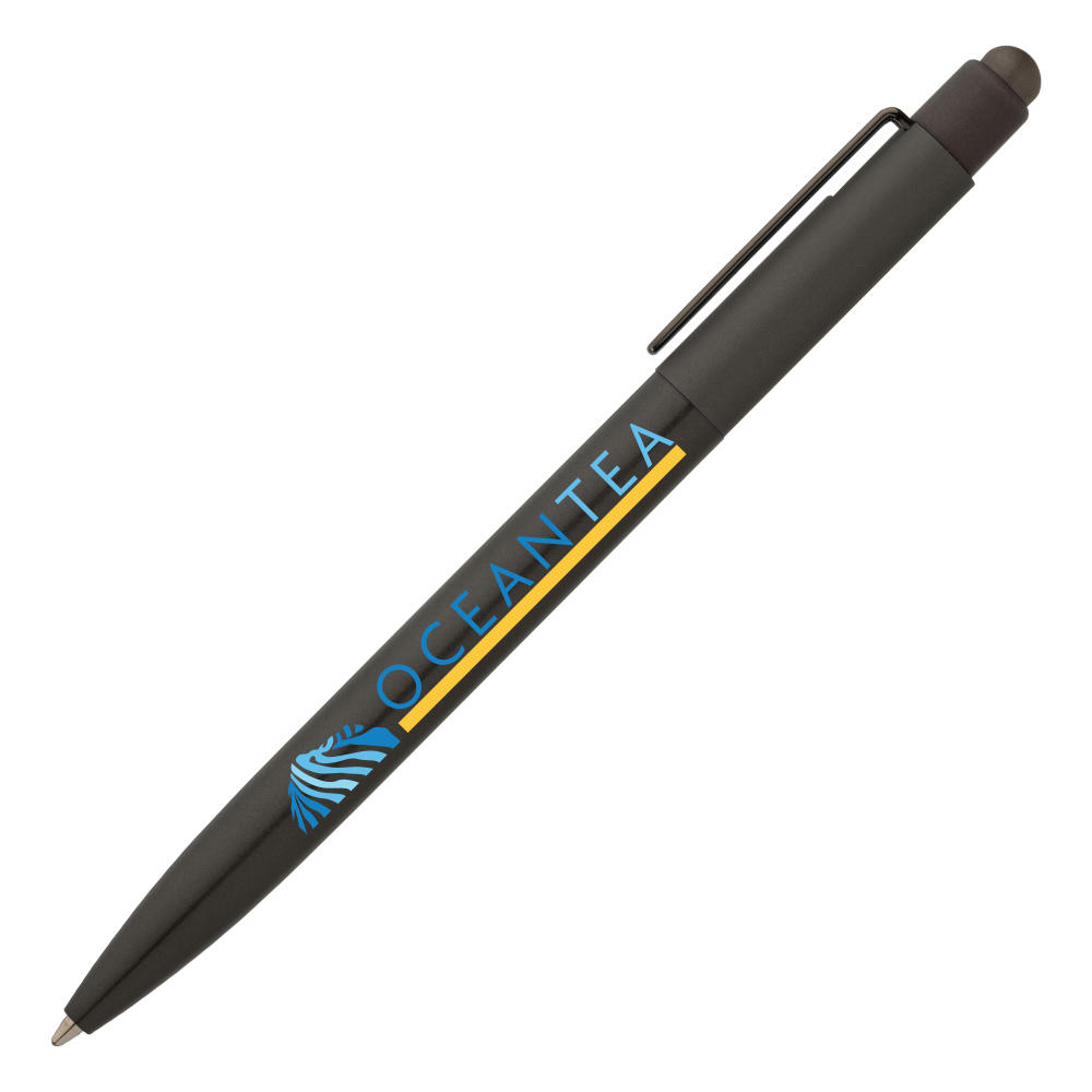 Product image Evo Softy Kugelschreiber aus recyceltem Aluminium - m/Stylus Werbeartikel