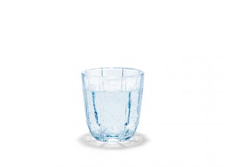 Holmegaard Lily Wasserglas 32 cl blue iris 2 Stck Werbeartikel