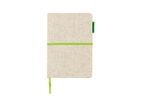 A5 Jute Notizbuch bedrucken