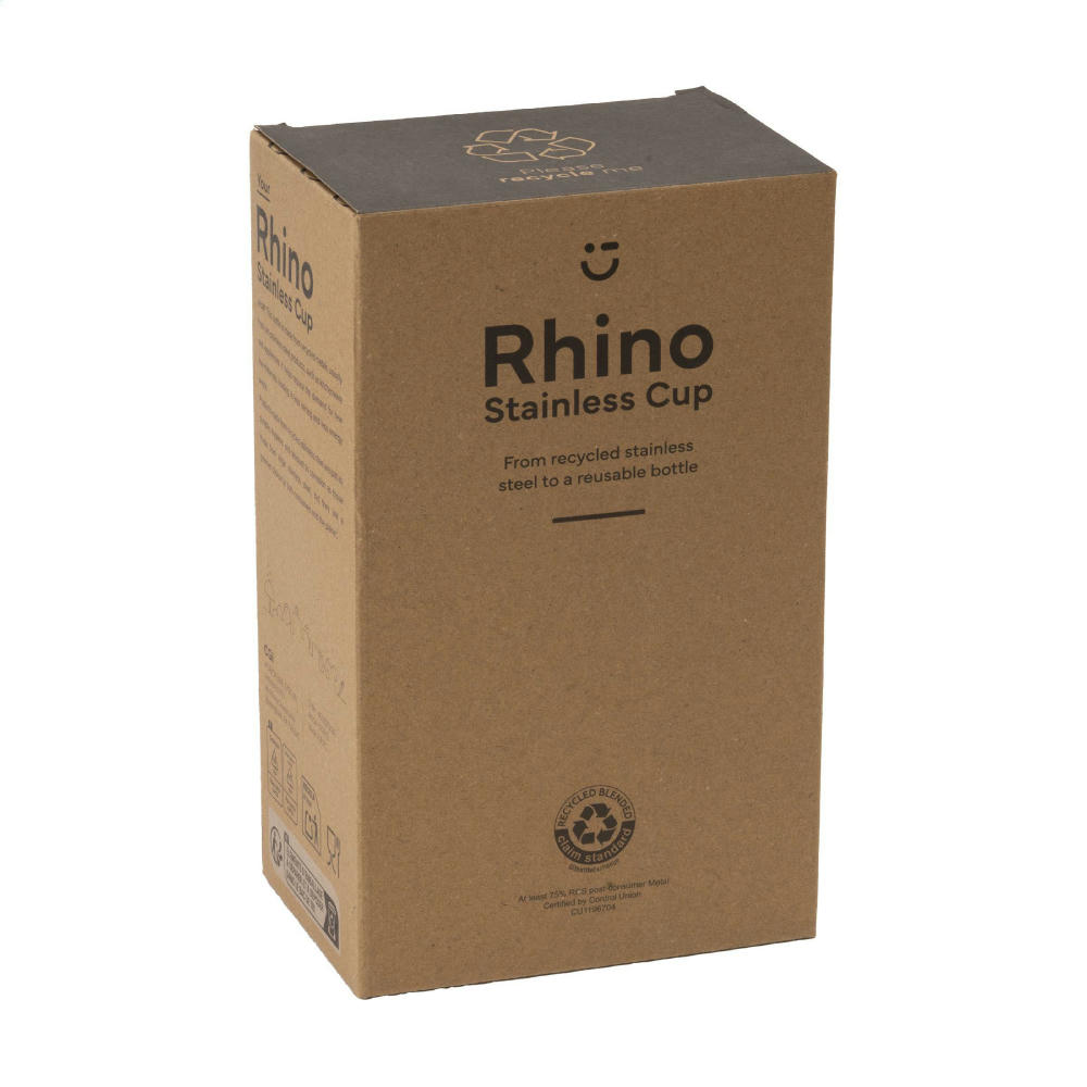 Rhino RCS Recycled Steel Cup 900 ml Werbeartikel