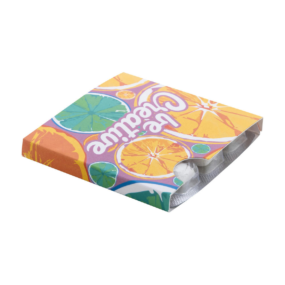 Product image Individuell bedruckbarer Kaugummiblister CreaChew 6 Werbeartikel