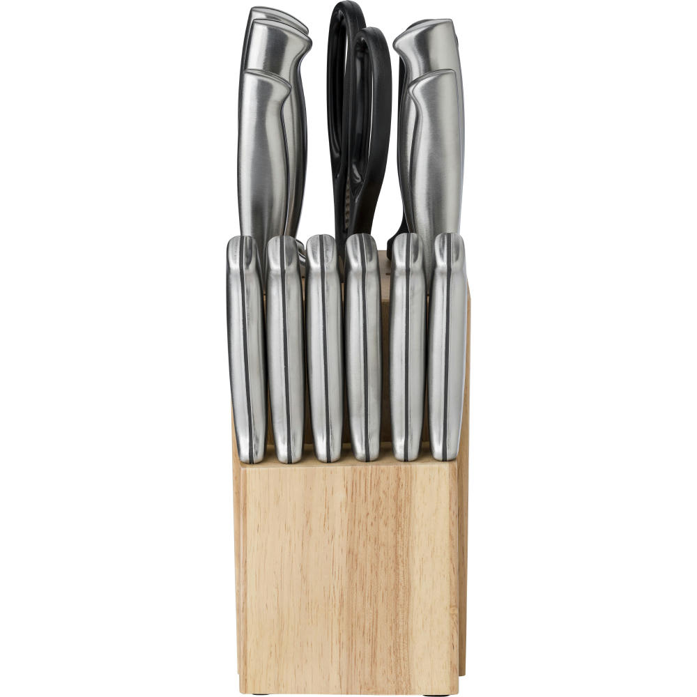 Messerblock aus Holz Lucille Werbeartikel