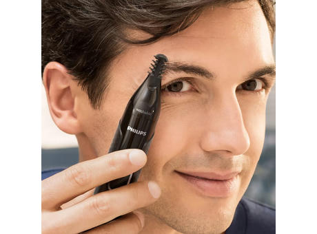 NT5650|Philips Nasen-, Ohren- und Augenbrauentrimmer mit 5 Zubehörteilen bedrucken