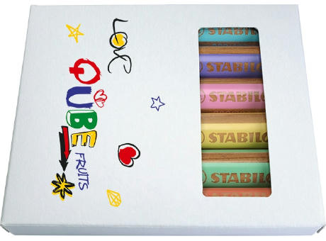 STABILO woody 3 in 1 Farbstift 6er-Set bedrucken