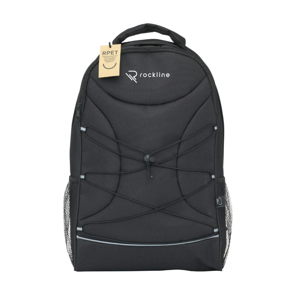 Product image Flashline GRS RPET Laptop Backpack Rucksack Werbeartikel