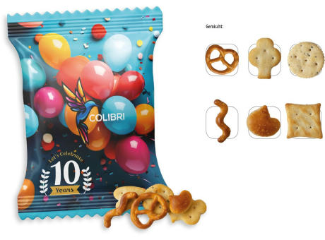 Product image Party Mix Werbetüte, 10 g, Inhalt: Party Mix Werbeartikel