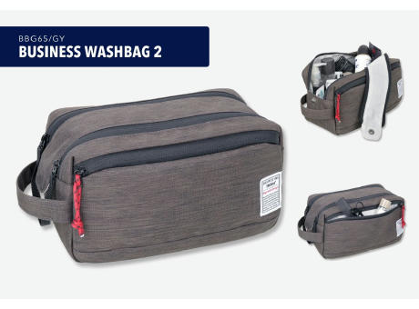 TROIKA Kulturbeutel BUSINESS WASHBAG 2 Werbeartikel