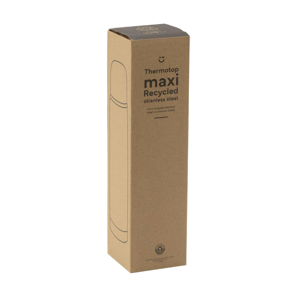 Thermotop Midi RCS Recycled Steel 1 L Termoflasche Werbeartikel