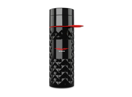 Join The Pipe Nairobi Ring Bottle Black 500 ml Flasche Werbeartikel