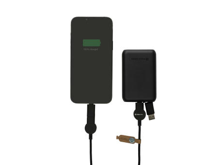 Oakland RCS rKunststoff 1,2m 6-in-1 Fast-Charging 45W Kabel Werbeartikel