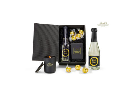 Product image Geschenkset / Präsenteset: Schwarz-Goldene Momente, alkoholfrei Werbeartikel