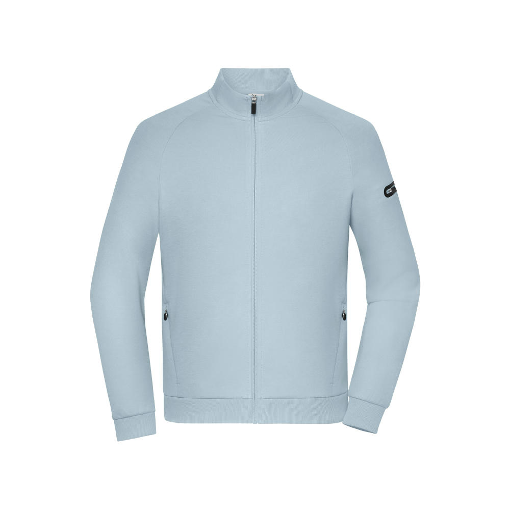 Men's Zip Jacket Interlock  OCS Blended & RCS - Stylische Jacke in technischem Look Werbeartikel