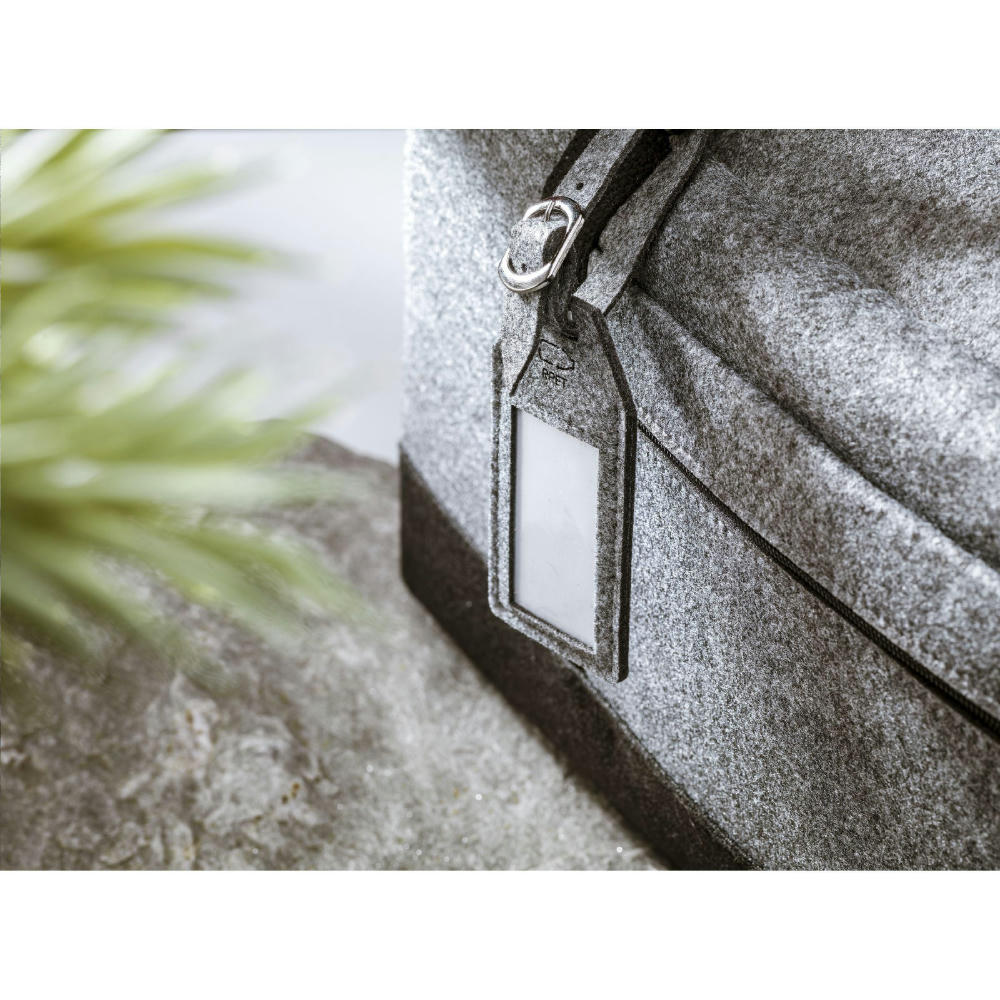 RPET Felt GRS Luggage Tag Gepäckanhänger Werbeartikel