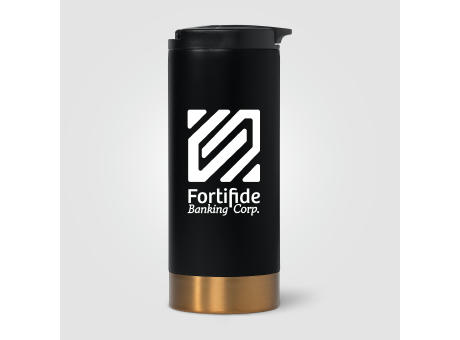 Astrid - 385 ml Edelstahl-Thermobecher - Doppelwandig Werbeartikel