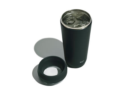Topl-Trinkbecher aus rec. Stahl mit 360-Grad-Deckel 354ml bedrucken