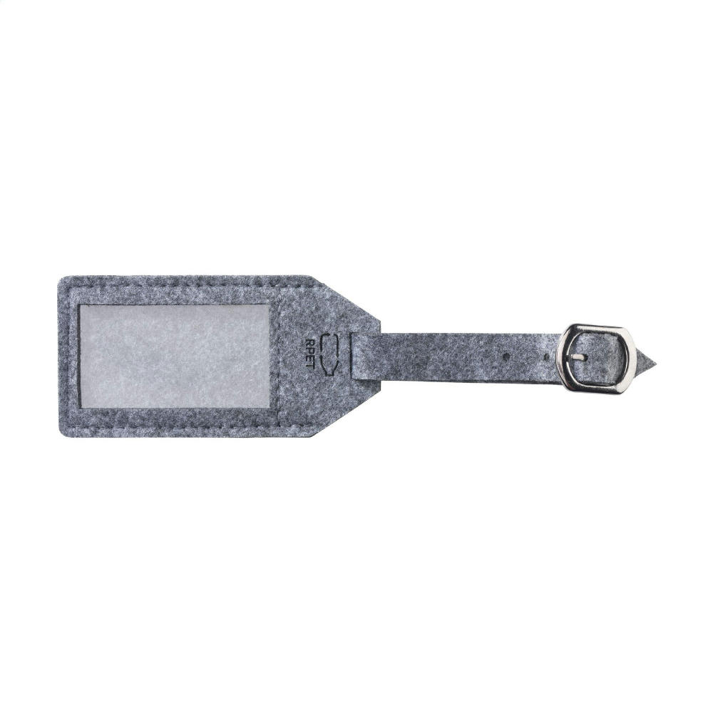 RPET Felt GRS Luggage Tag Gepäckanhänger Werbeartikel