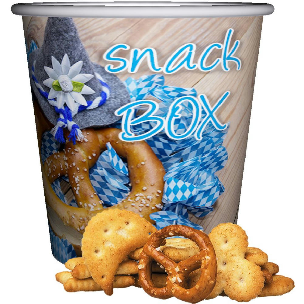 KräckerMix, ca. 20g, Snackbecher Mini Werbeartikel