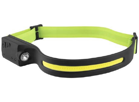 Product image Metmaxx® LED MegaBeam Kopflampe „HeadlightSwipe“ schwarz bedrucken
