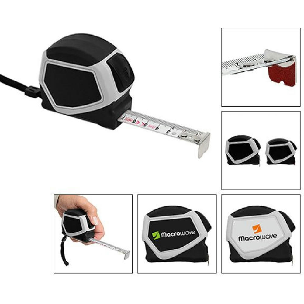 Product image Automatik-Bandmaß mit Grip-Haken "Spike Tape 5 M" Werbeartikel