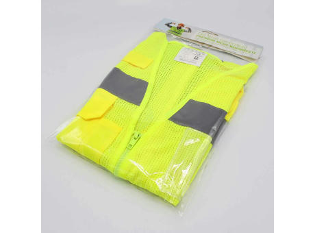Warnweste MULTI-POCKET Gr. 2XL/3XL Werbeartikel