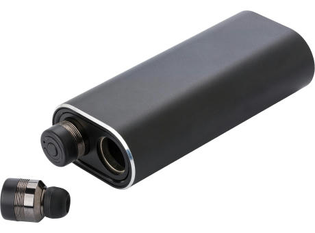 Product image Powerbank mit zwei Wireless Kopfhörern Letitia bedrucken