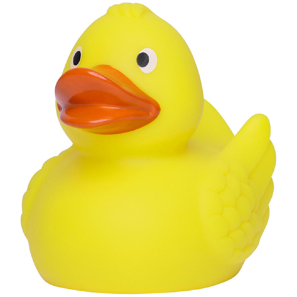 Renn-Ente, mit Metallplatte Werbeartikel