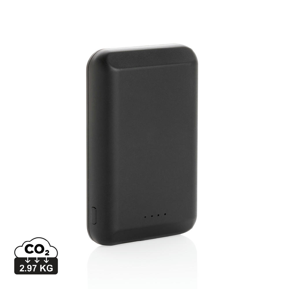 Product image Magnetische 5.000 mAh Wireless Powerbank Werbeartikel