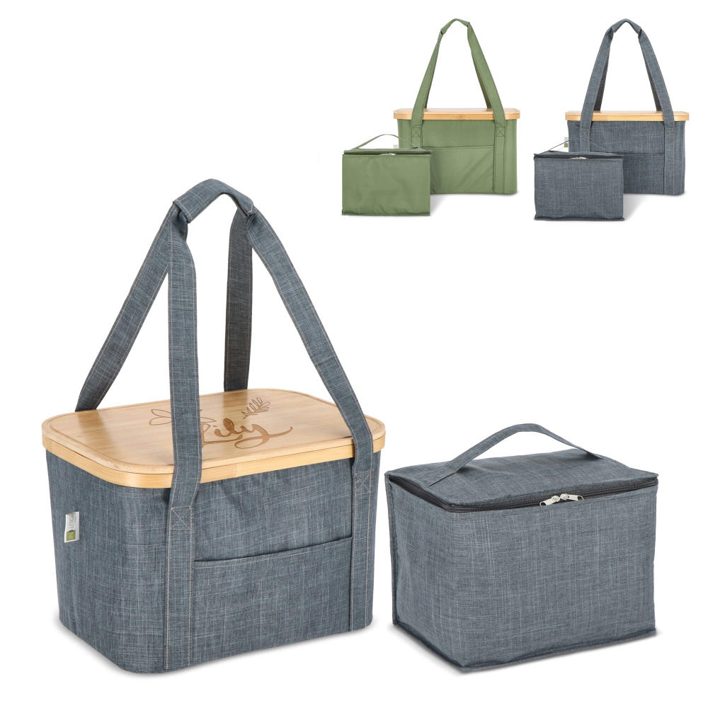 InSideOut faltbar (Kühlung) Korb Sogne 38 x 26 x 25cm rPET Werbeartikel