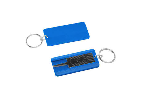 Prüfer schwarz, Gehäuse blau