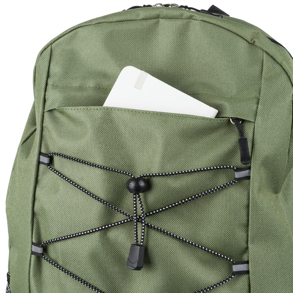 rPET-Polyester (600D) Abenteuerrucksack Jari Werbeartikel