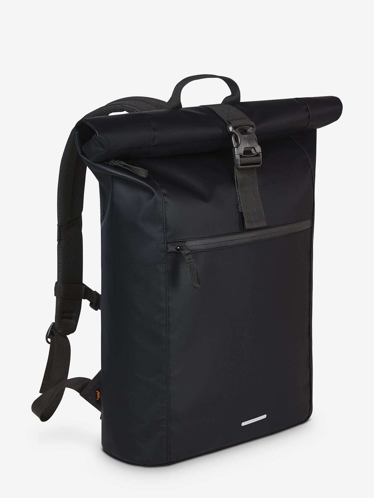 chwarzer Halfar Notebook Rucksack KURIER – praktischer Werbeartikel Rucksack mit Laptopfach