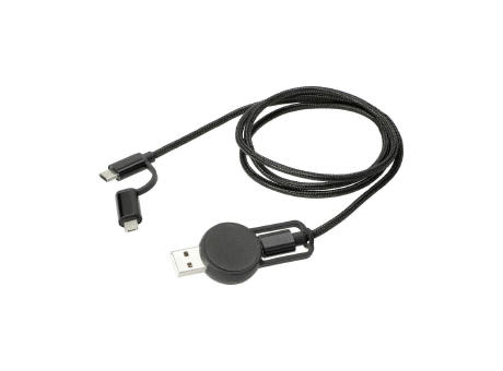 Schnell-Ladekabel "Flexi", 5 in 1 Werbeartikel