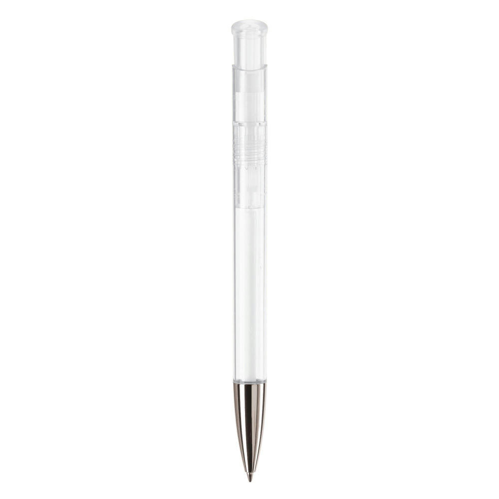 Kugelschreiber Avalon Transparent mit Metallspitze Werbeartikel